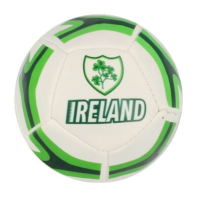 3" Ireland Green and White Kick N Trick Ball